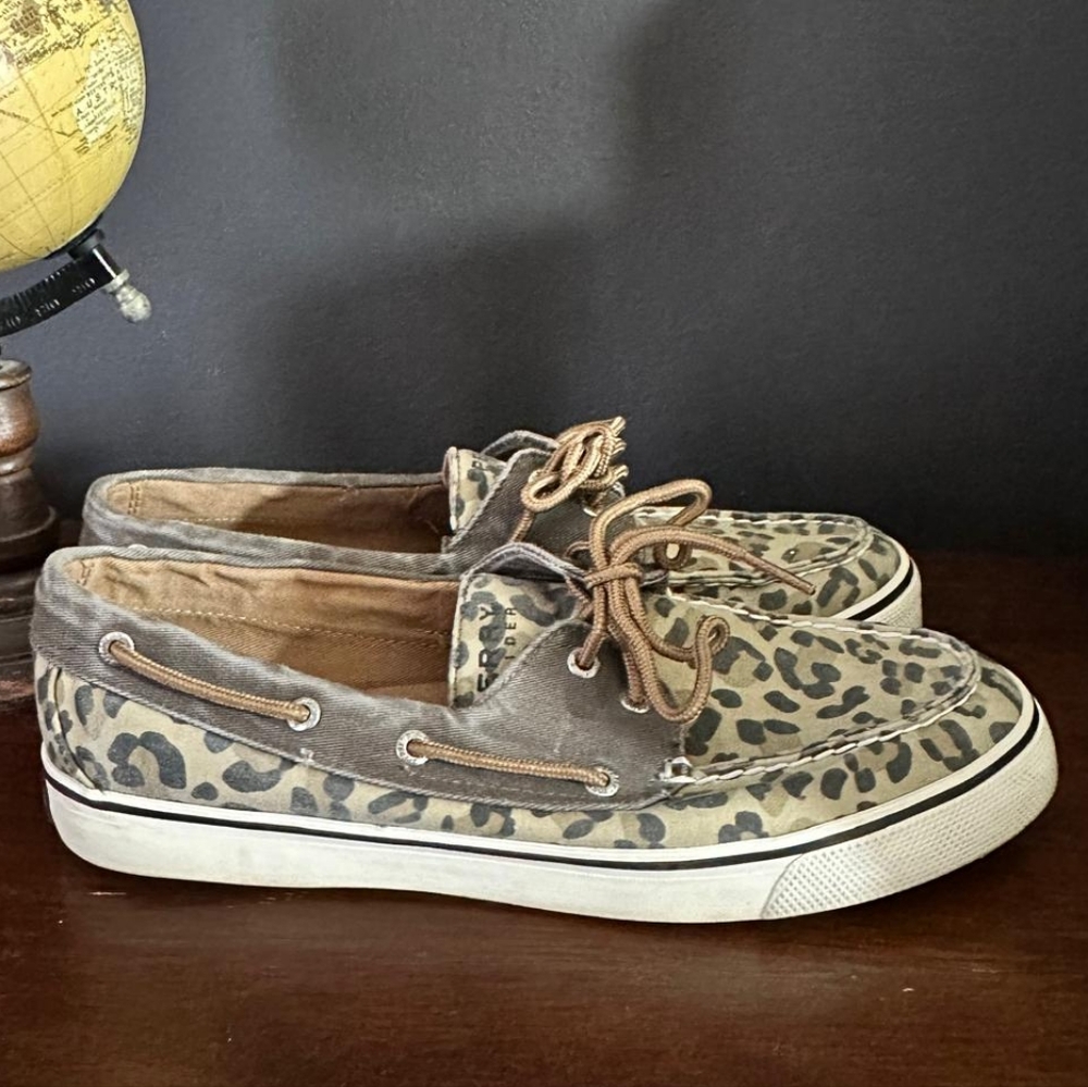 Sperry Top Sider Original Leopard Print Boat Shoes